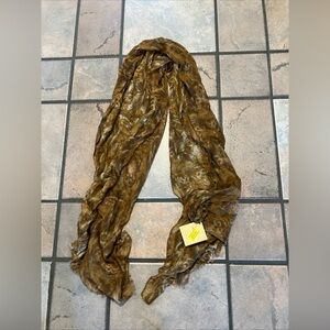 patrica nash scarf owls NWT